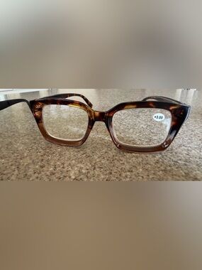 Trendy Oversized Square Reading Glasses (+3.00 Strength) – 3 Pack
M